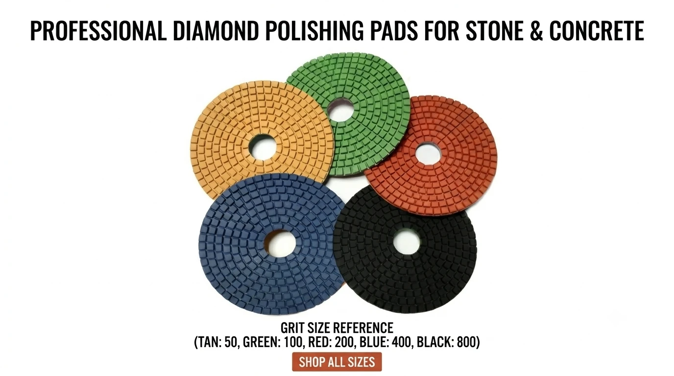 Resin Diamond Buffing Pads