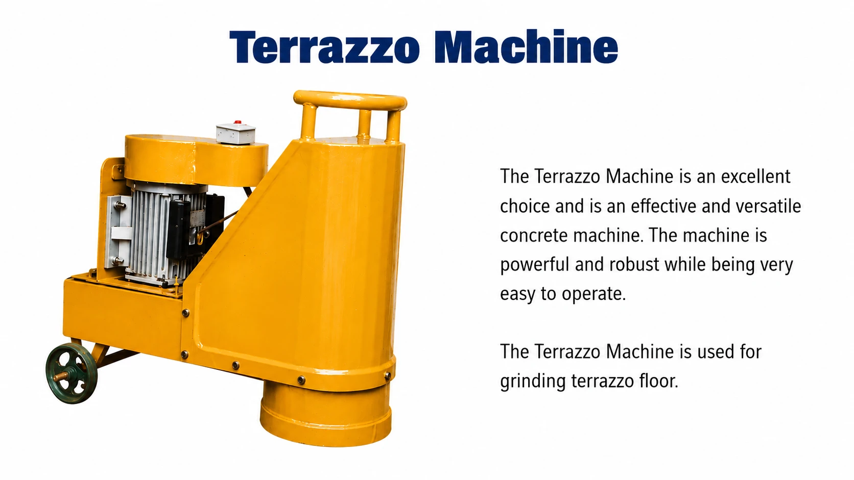 Terrazzo Machine